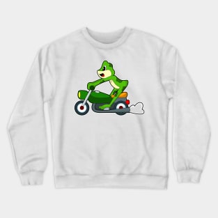 Frog Motorcycle Crewneck Sweatshirt